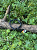 Collier bleu marine 28-43cm