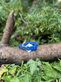 Collier bleu 18-27cm