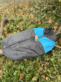 Manteau bleu et noir M