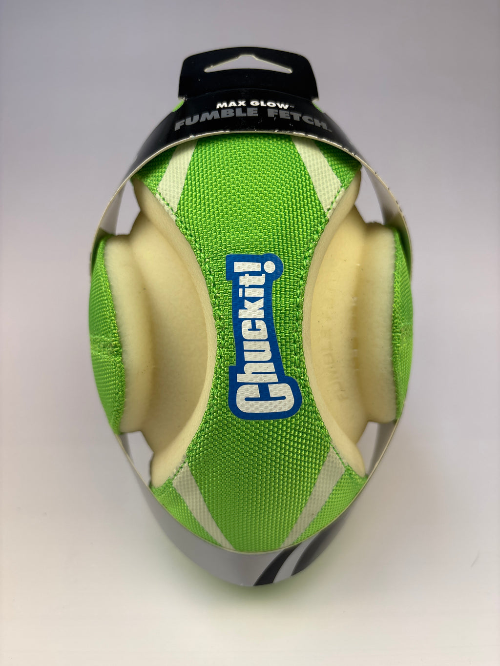 Balle de rugby phosphorescente Fumble Fetch Max Glow – Chuckit! Seconde Patte