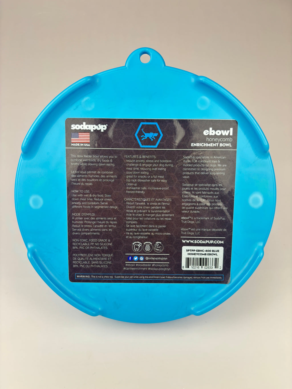 Gamelle anti-glouton Honeycomb – SodaPup Seconde Patte