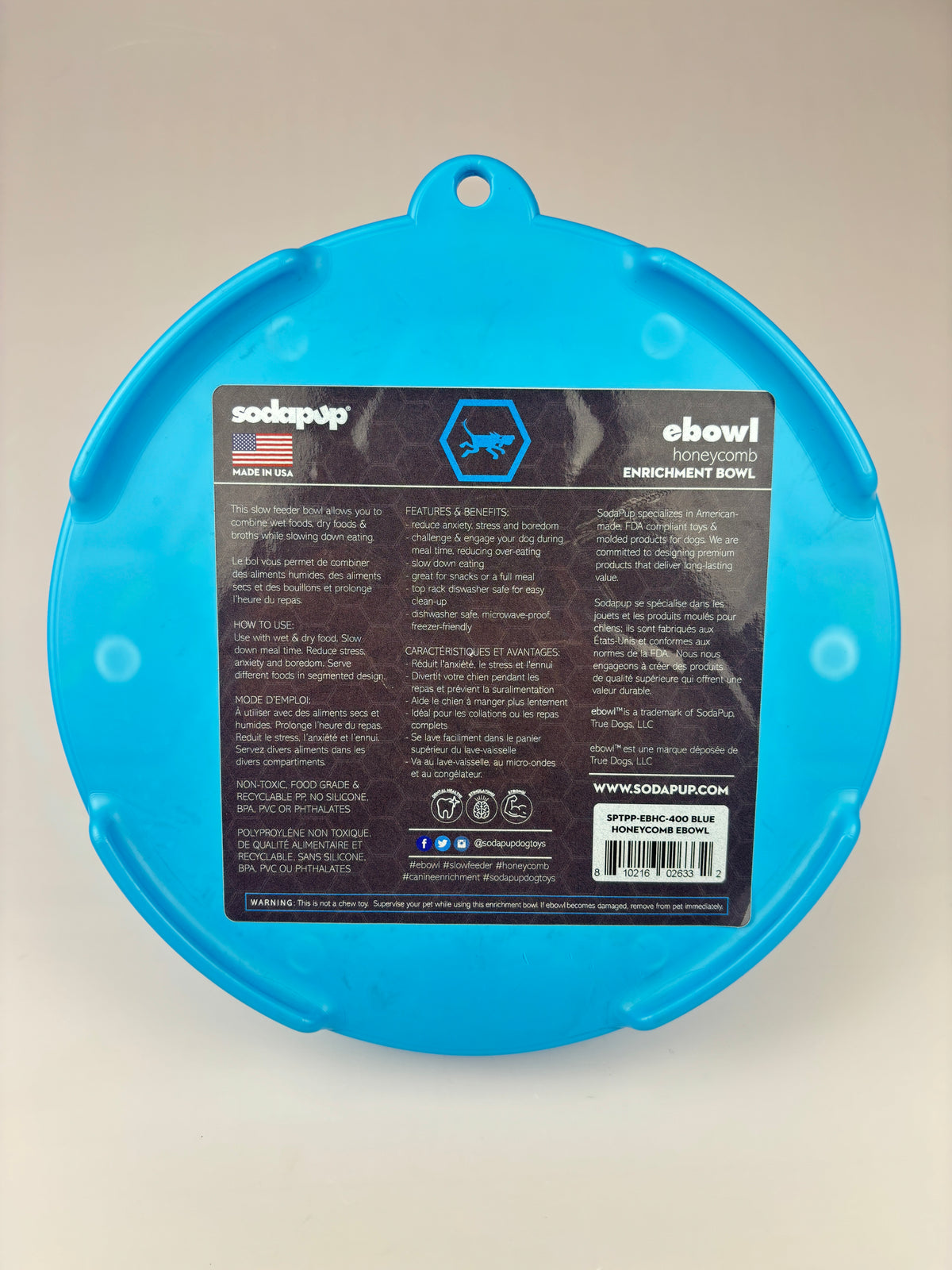 Gamelle anti-glouton Honeycomb – SodaPup Seconde Patte