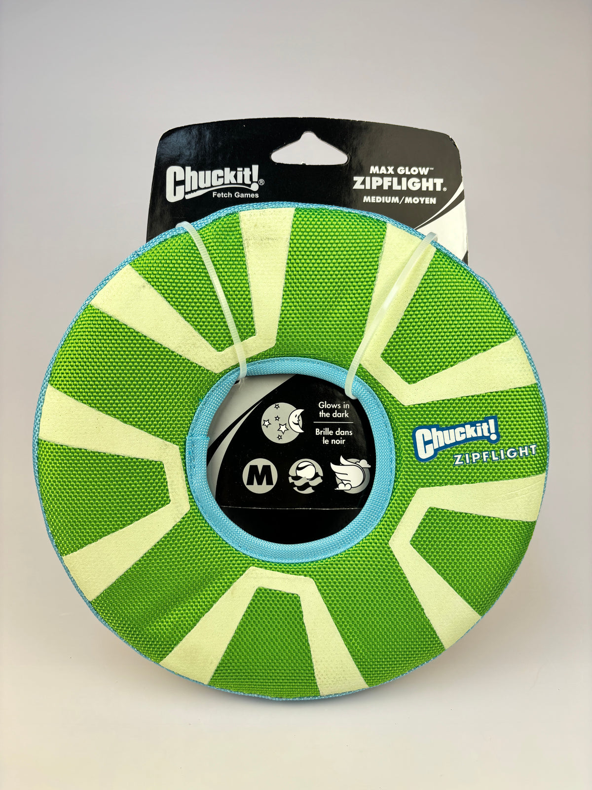 Frisbee ZipFlight Max Glow – Chuckit! Seconde Patte