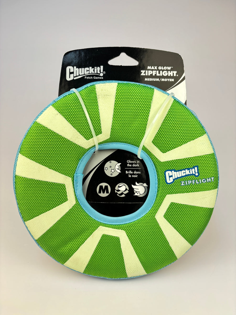 Frisbee ZipFlight Max Glow – Chuckit! Seconde Patte