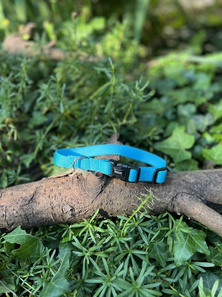 [2212.collierbleu] Collier bleu 27-40cm