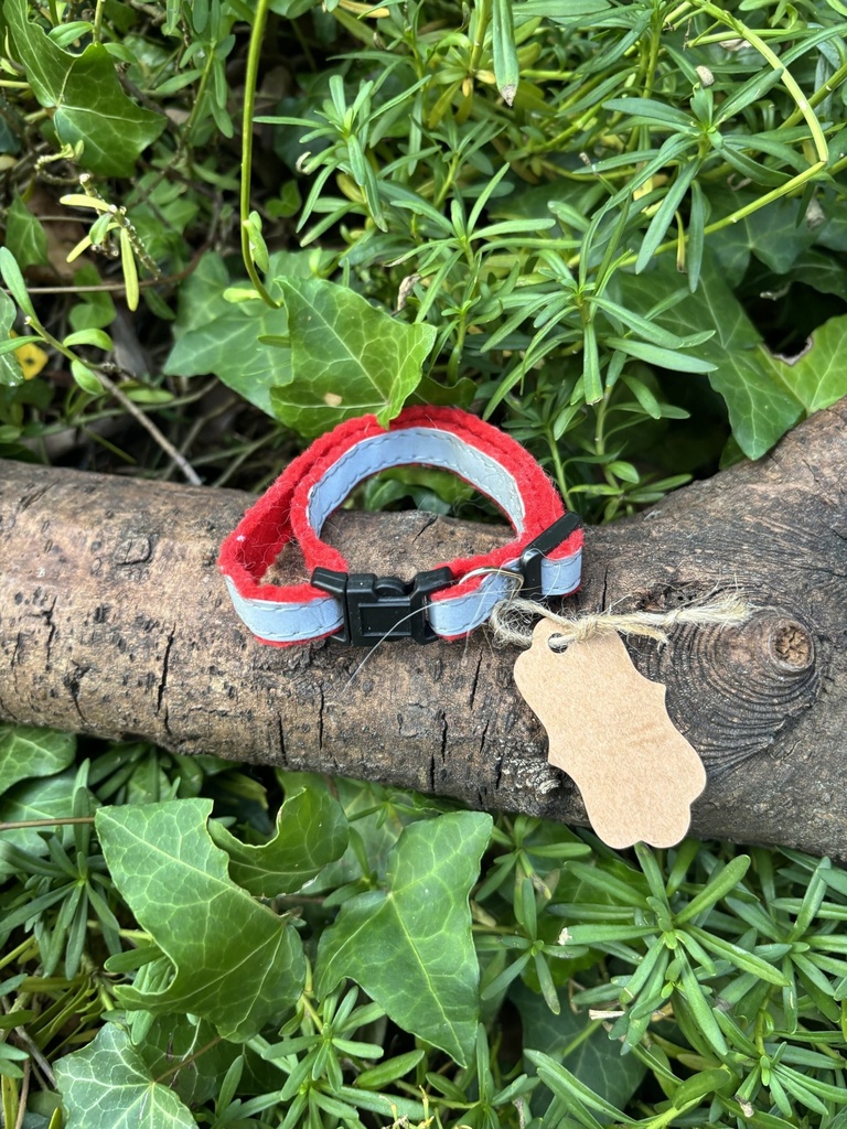 [2212-4] Collier rouge 20-31cm