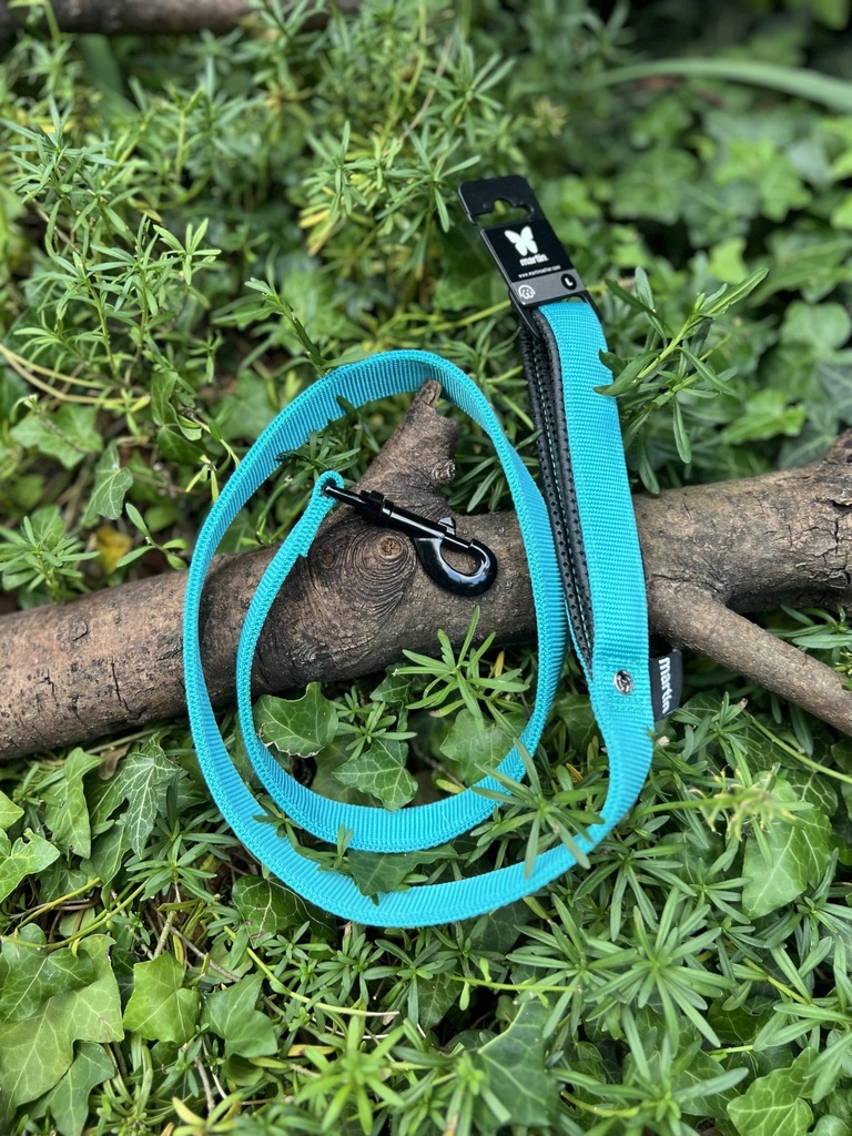 [2231.laisserenforcéebleu] Laisse renforcée Martin Sellier120cm