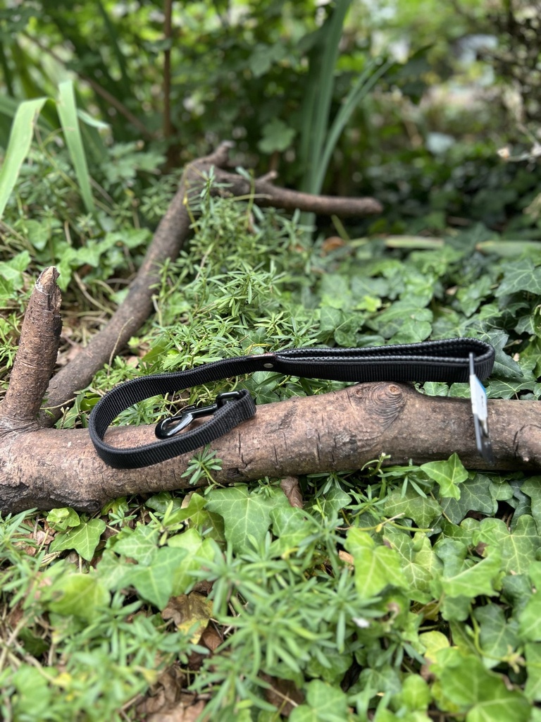 [2231.laissecourtenoire] Laisse courte Martin Sellier 60cm