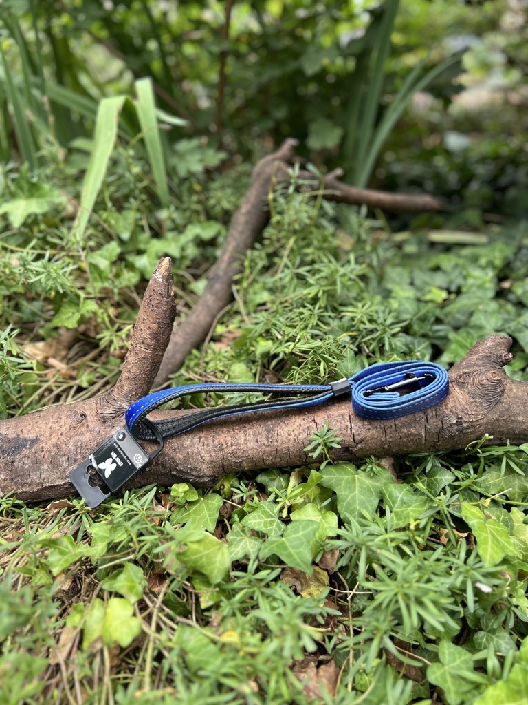 [2231.laissereflexev16bleufoncée] Laisse reflex Martin Sellier 1,6X100cm