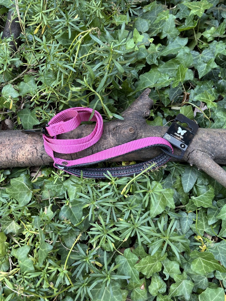 [2231.laissetissus16mmrose] Laisse Martin Sellier 1,6X120cm