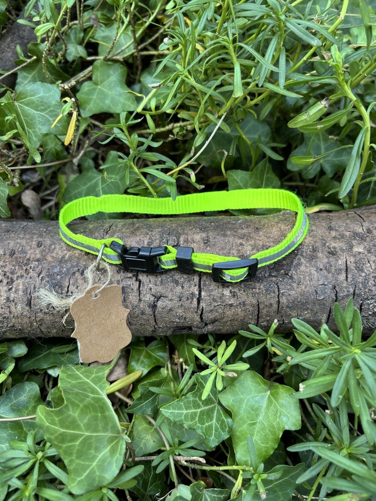 [2210.collierbleu] Collier jaune 18-31cm