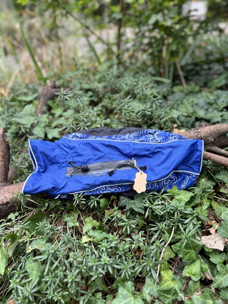 [2190.manteaurogzbleuetnoir] Manteau bleu et noir Rogz