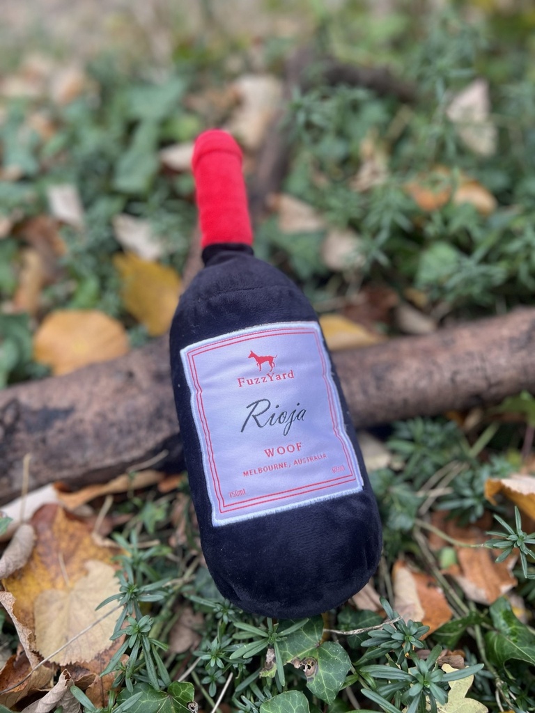 [2380.fuzzyard] Peluche bouteille de vin Fuzzyard