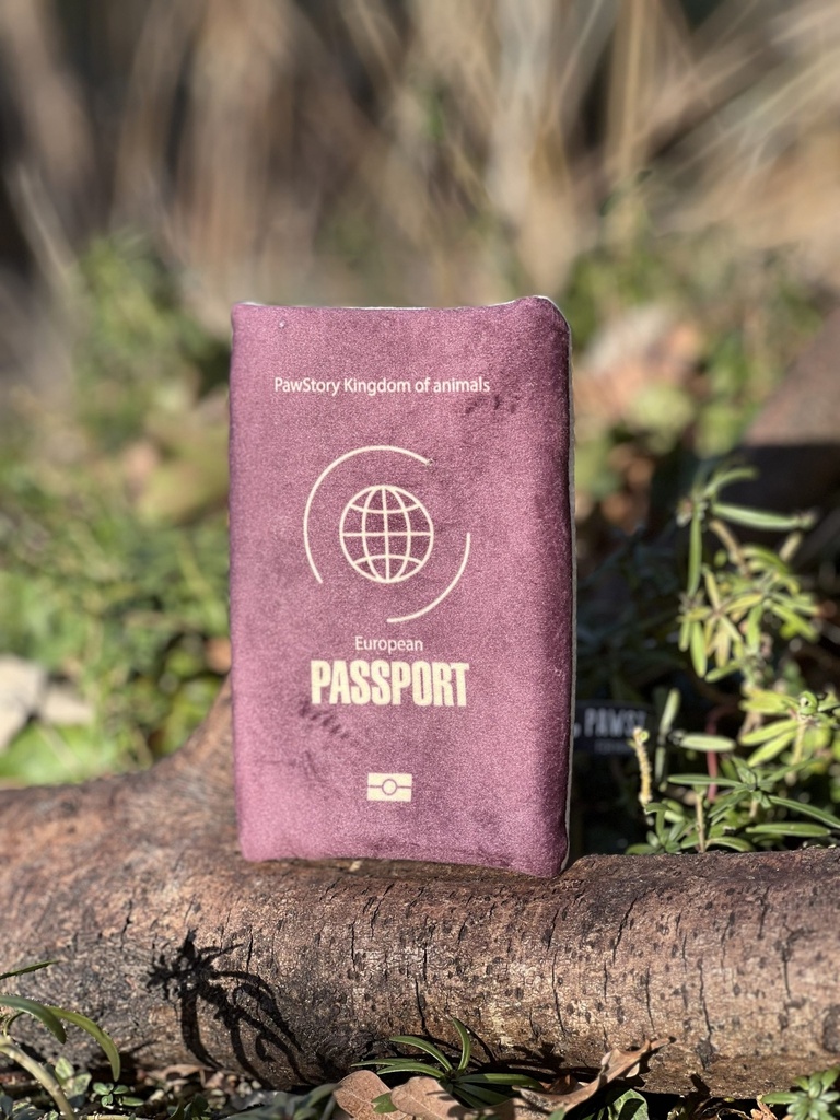 Peluche passeports- Pawstory