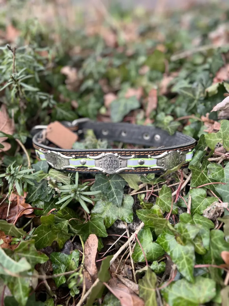 [9015.3] collier cuir 57 - 42 cm